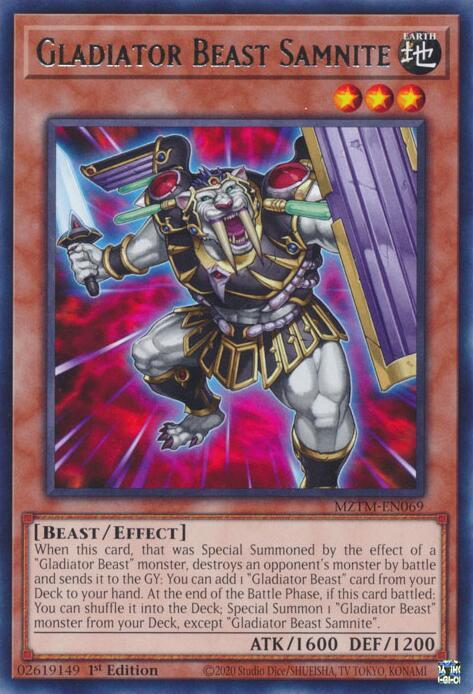 Gladiator Beast Samnite (MZTM-EN069) (MZTM)