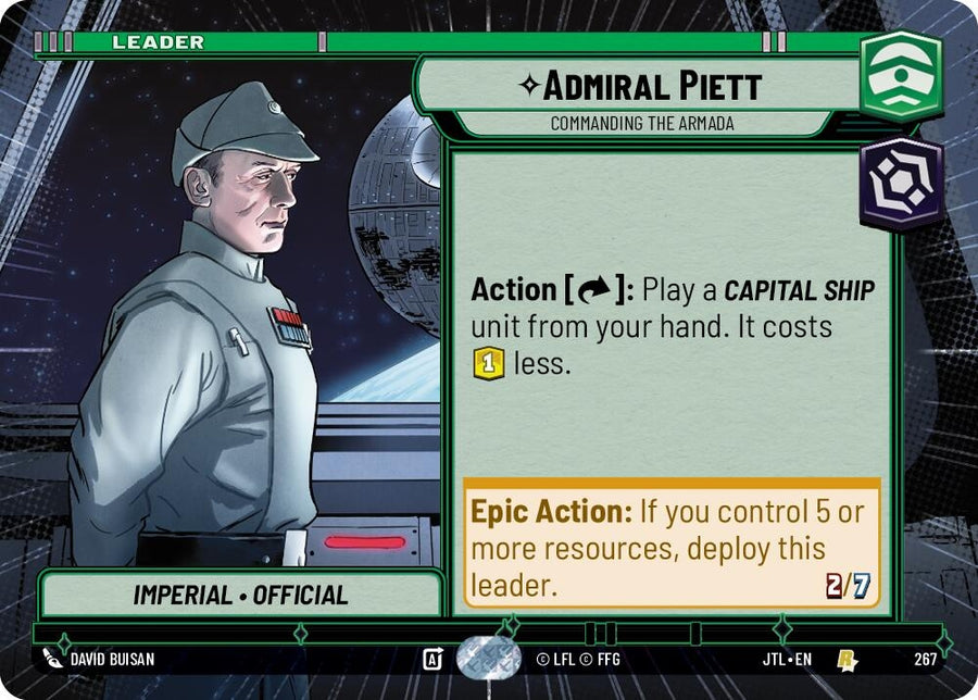 Admiral Piett - Commanding the Armada (Hyperspace) (267) (JTL)