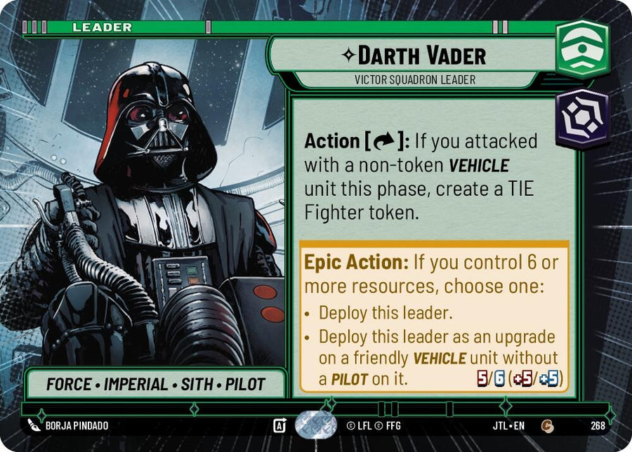 Darth Vader - Victor Squadron Leader (Hyperspace) (268) (JTL)