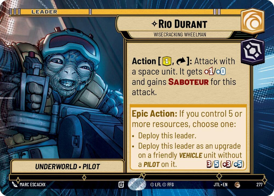 Rio Durant - Wisecrack Wheelman (Hyperspace) (277) (JTL)