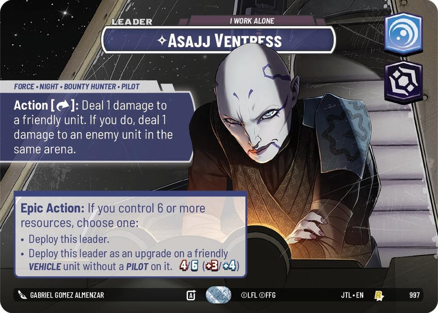 Asajj Ventress - I Work Alone (Showcase) (997) (JTL)