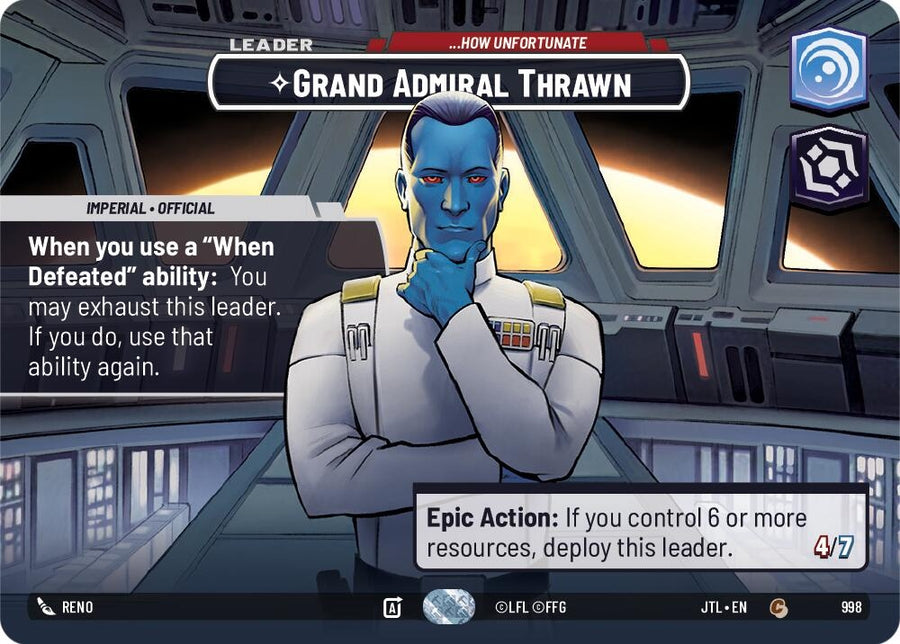 Grand Admiral Thrawn - ...How Unfortunate (Showcase) (998) (JTL)