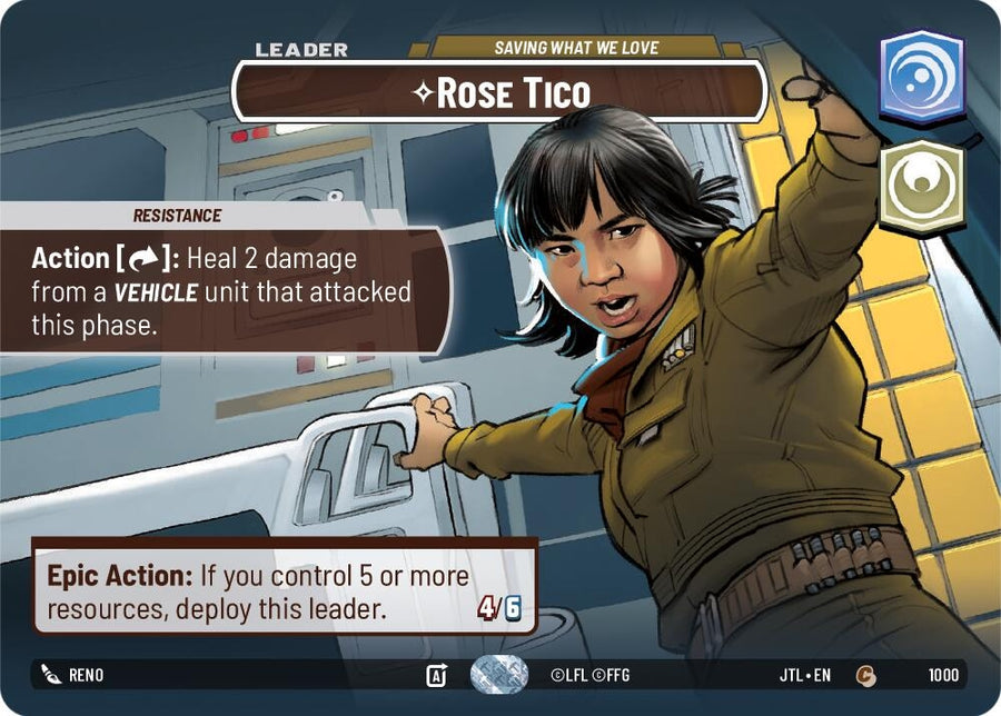 Rose Tico - Saving What We Love (Showcase) (1000) (JTL)