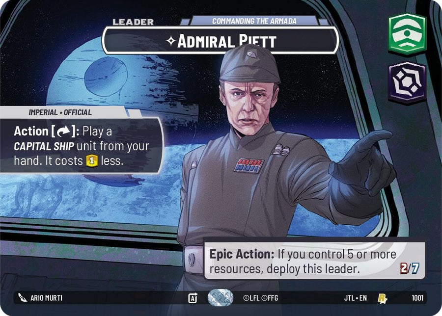 Admiral Piett - Commanding the Armada (Showcase) (1001) (JTL)