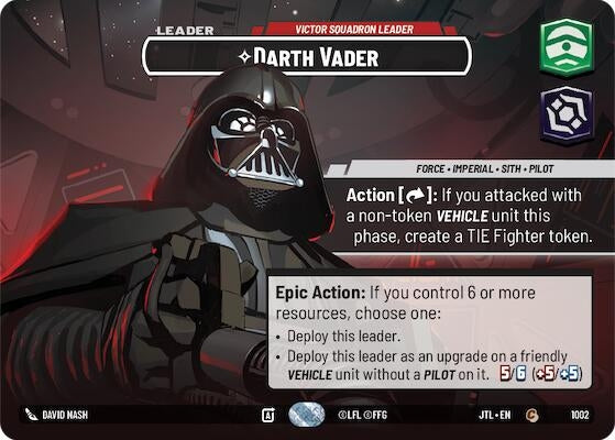 Darth Vader - Victor Squadron Leader (Showcase) (1002) (JTL)
