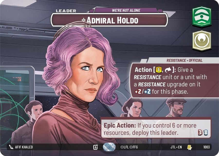 Admiral Holdo - We're Not Alone (Showcase) (1003) (JTL)