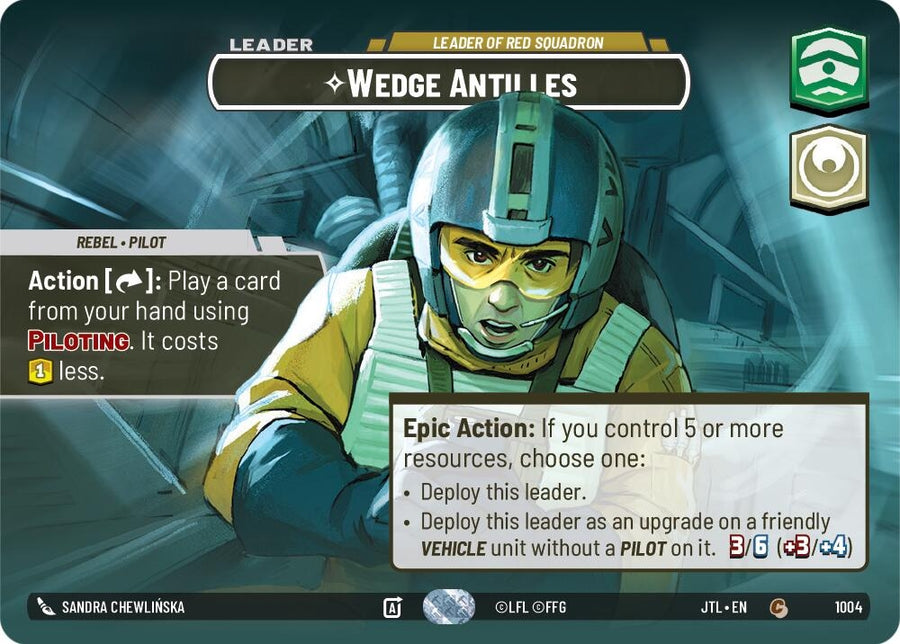 Wedge Antilles - Leader of Red Squadron (Showcase) (1004) (JTL)