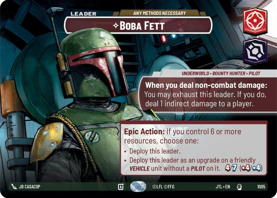 Boba Fett - Any Methods Necessary (Showcase) (1005) (JTL)