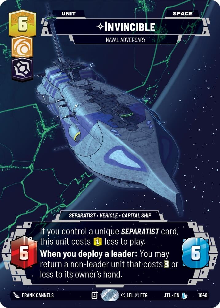 Invincible - Naval Adversary (Prestige) (1040) (JTL)