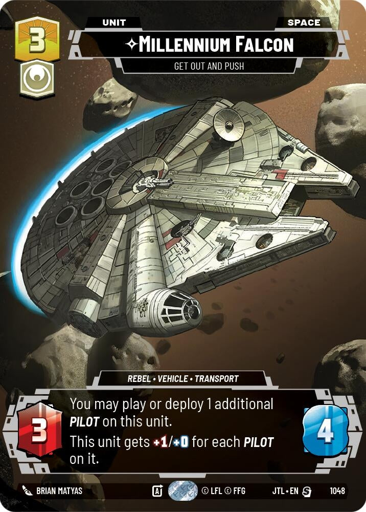 Millennium Falcon - Get Out And Push (Prestige) (1048) (JTL)