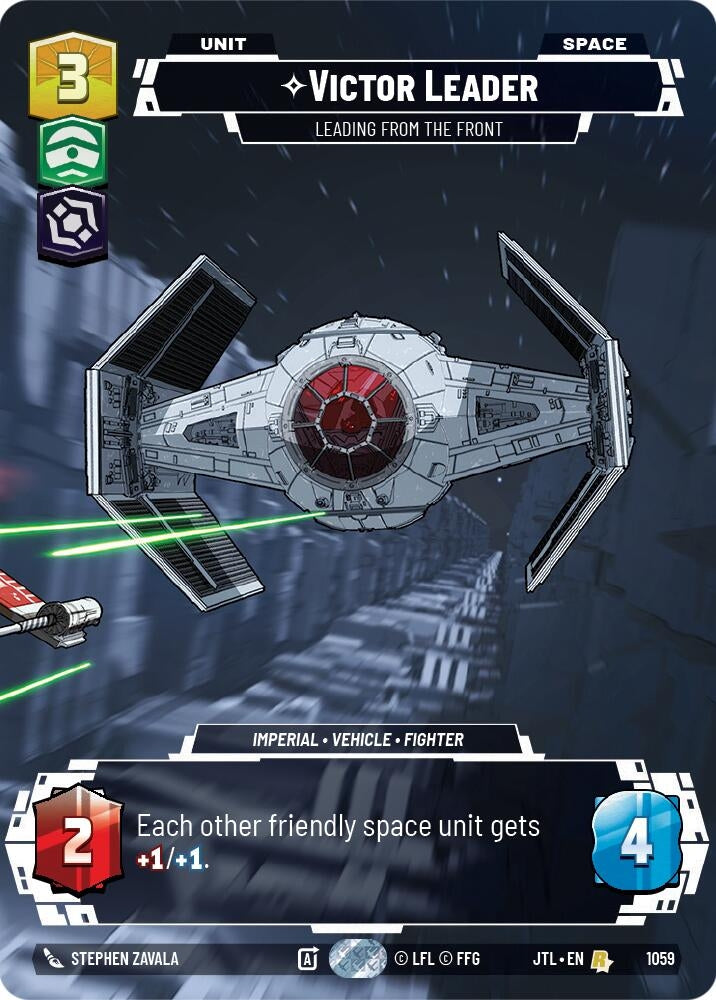 Victor Leader - Leading from the Front (Prestige Foil) (1059) (JTL)