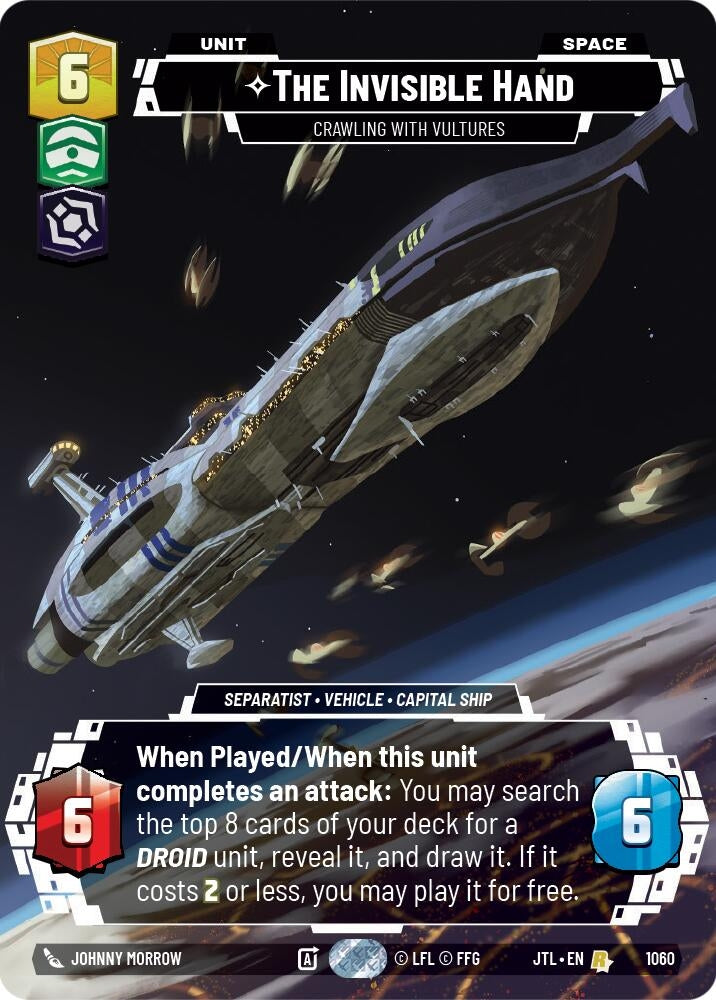 The Invisible Hand - Crawling With Vultures (Prestige Foil) (1060) (JTL)