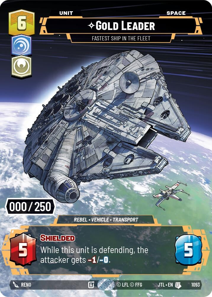 Gold Leader - Fastest Ship in the Fleet (Serialized) (1093) (JTL)