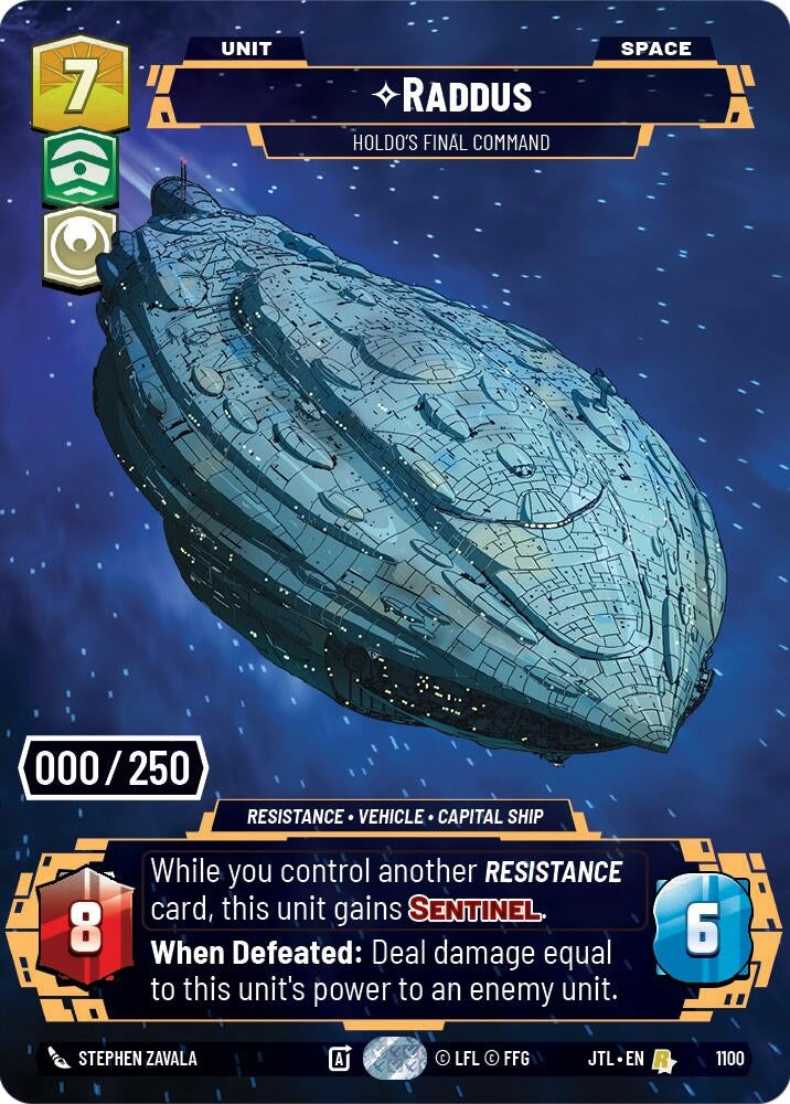 Raddus - Holdo's Final Command (Serialized) (1100) (JTL)
