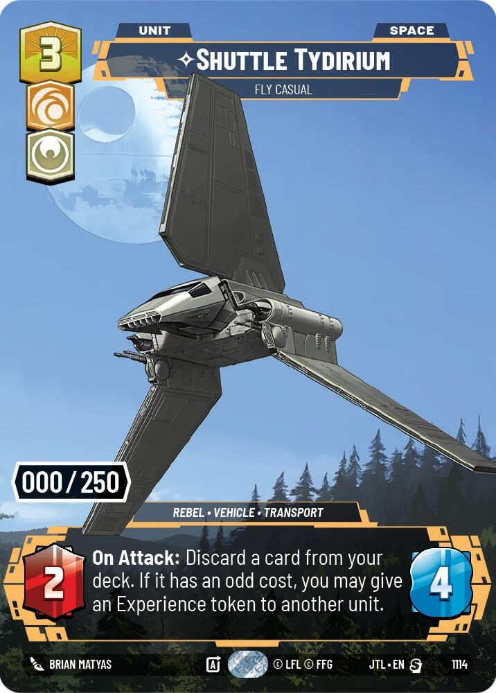 Shuttle Tydirium - Fly Casual (Serialized) (1114) (JTL)