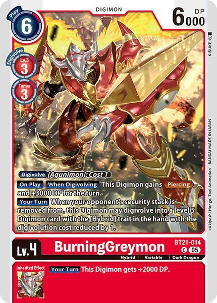 BurningGreymon (BT21-014 C) (BT-21)
