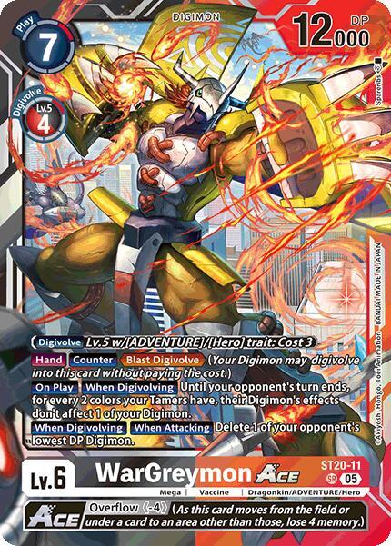 WarGreymon ACE (ST20-11 SR) (ST-20)