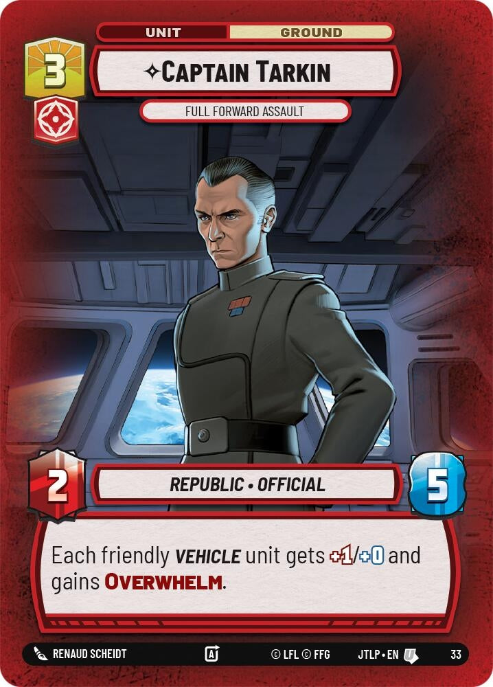Captain Tarkin - Full Forward Assault (Foil) (33) (JTL-WPP)