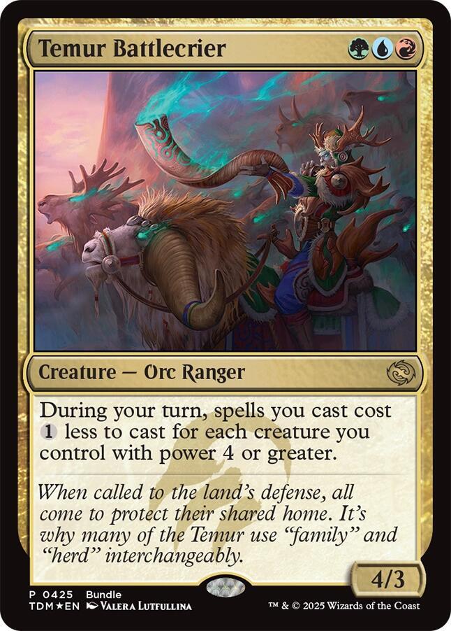 Temur Battlecrier (TDM Bundle) (425) (UMP)