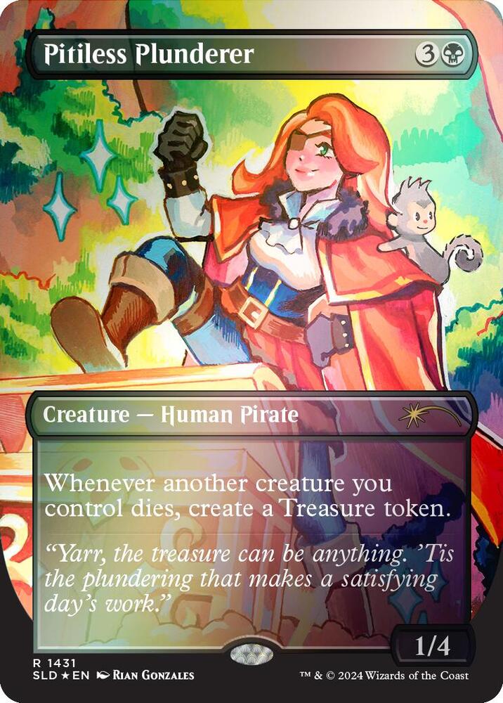 Pitiless Plunderer (Rainbow Foil) (1431) (SLD)
