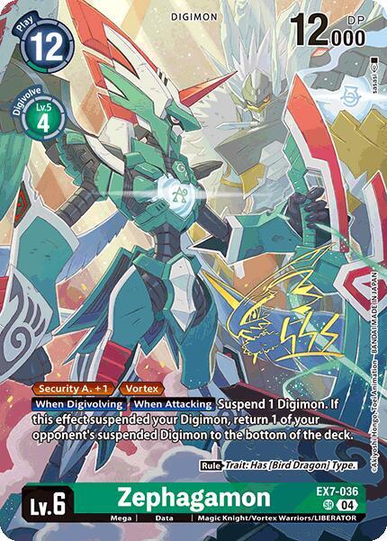 Zephagamon (Rare Pull) (EX7-036 SR) (BT-21)