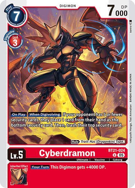 Cyberdramon (BT21-024 U) (BT-21)