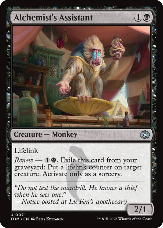 Image for Alchemist's Assistant (71) (TDM) - Magic: The Gathering