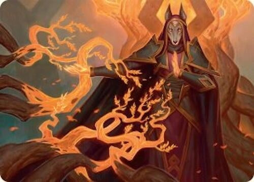 Abzan Devotee Art Card (10/54) (10) (AATDM)