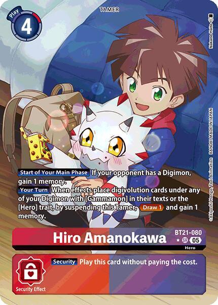 Hiro Amanokawa (Alternate Art) (BT21-080 SR) (BT-21)