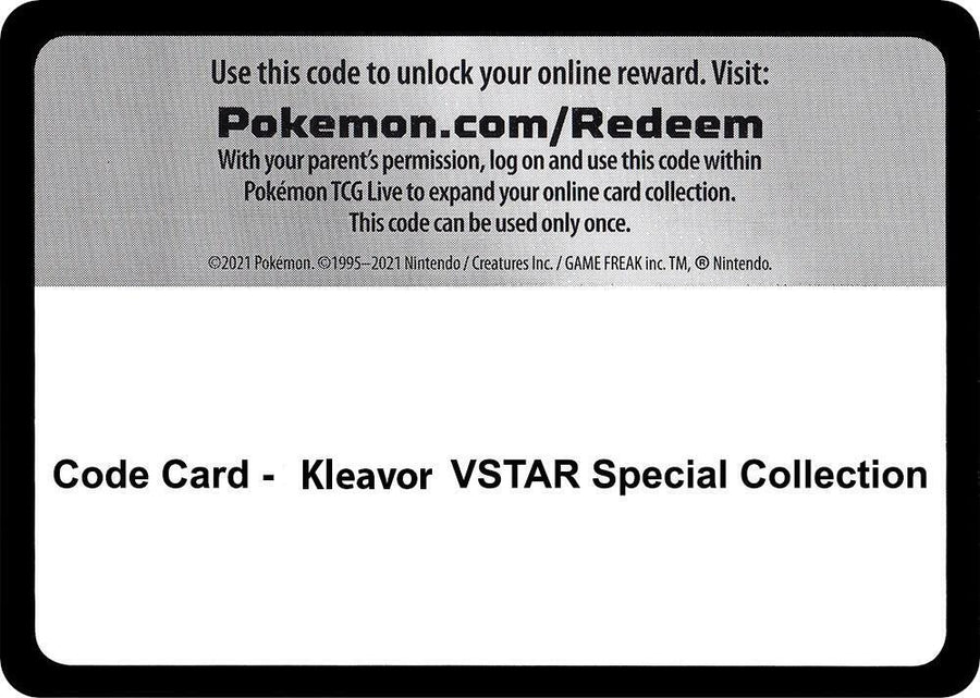 Code Card - Kleavor VSTAR Special Collection (MCAP)