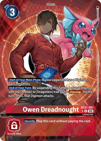 Owen Dreadnought (Alternate Art) (BT21-081 R) (BT-21)