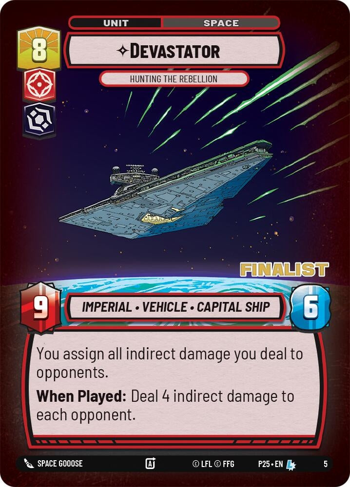 Devastator - Hunting the Rebellion (Finalist) (5) (OPP)