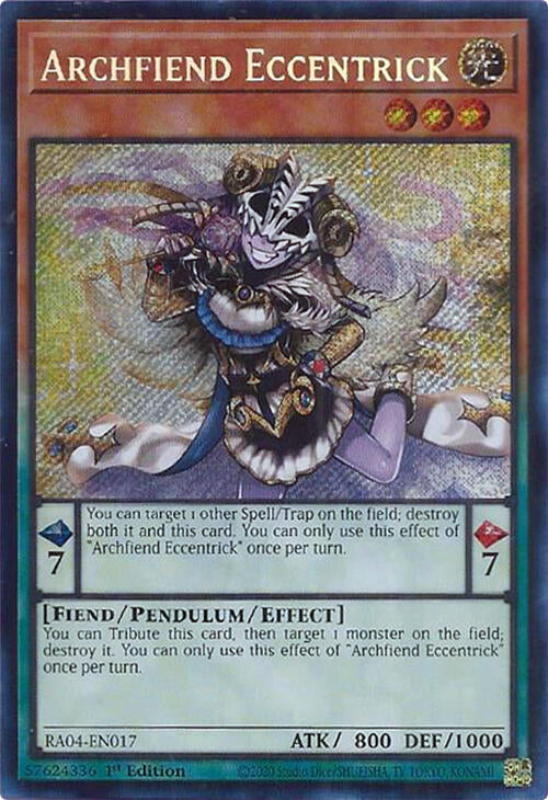 Archfiend Eccentrick (Secret Rare) (RA04-EN017) (RA04)