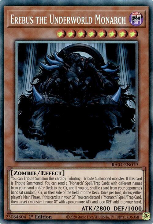 Erebus the Underworld Monarch (PCR) (RA04-EN019) (RA04)