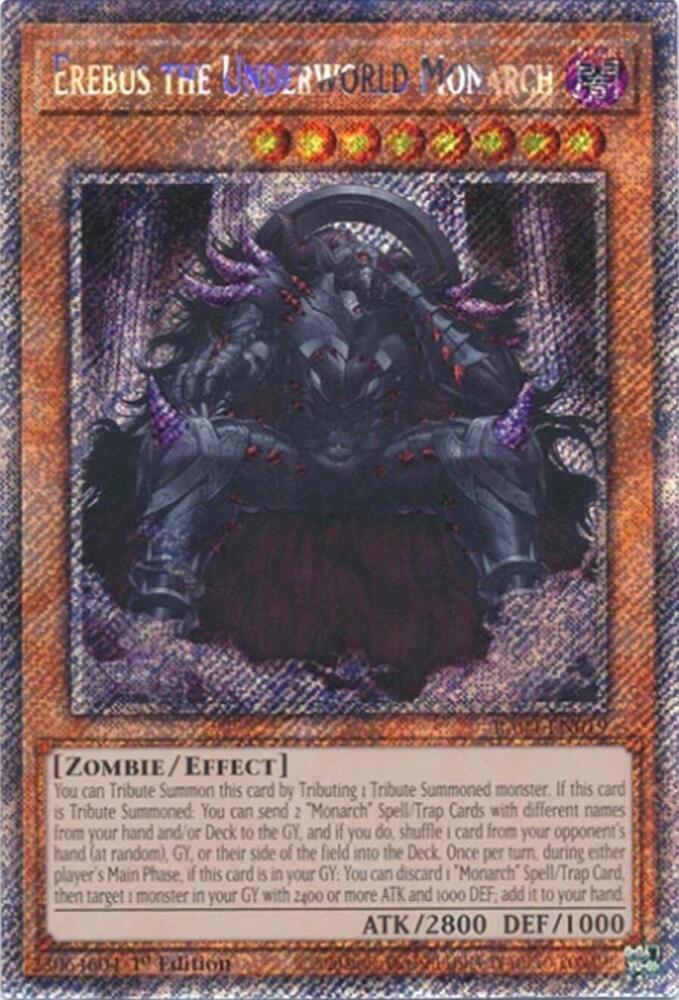 Erebus the Underworld Monarch (Platinum Secret Rare) (RA04-EN019) (RA04)