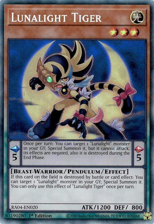 Lunalight Tiger (PCR) (RA04-EN020) (RA04)