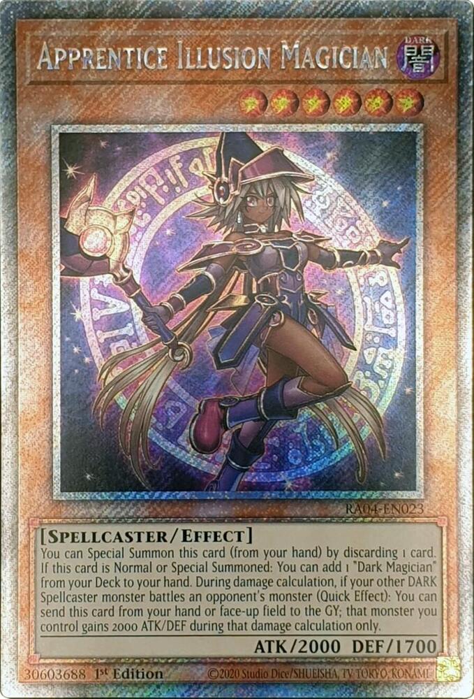 Apprentice Illusion Magician (Platinum Secret Rare) (RA04-EN023) (RA04)