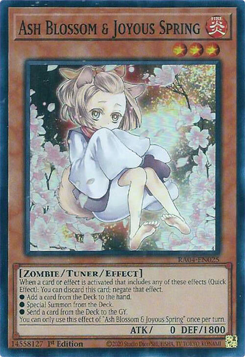 Ash Blossom & Joyous Spring  (Alternate Art) (RA04-EN025) (RA04)
