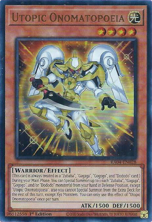 Utopic Onomatopoeia (UR) (RA04-EN028) (RA04)