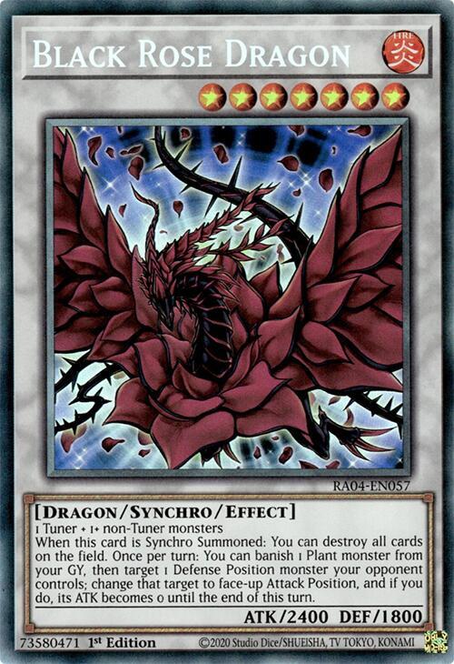 Black Rose Dragon (PCR) (RA04-EN057) (RA04)