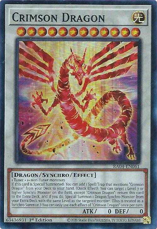 Crimson Dragon (RA04-EN061) (RA04)