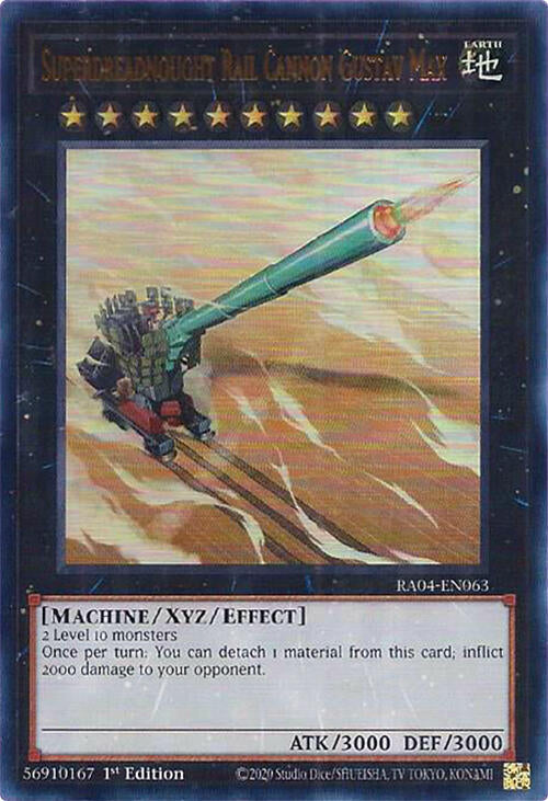 Superdreadnought Rail Cannon Gustav Max (UR) (RA04-EN063) (RA04)