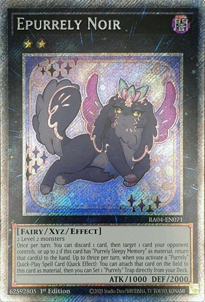 Epurrely Noir (Platinum Secret Rare) (RA04-EN071) (RA04)