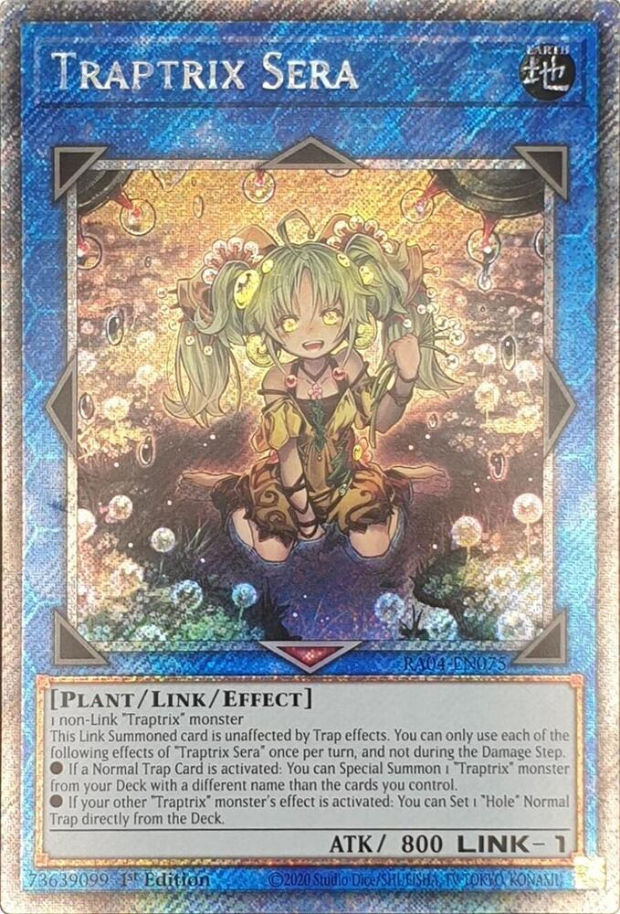 Traptrix Sera (Platinum Secret Rare) (RA04-EN075) (RA04)