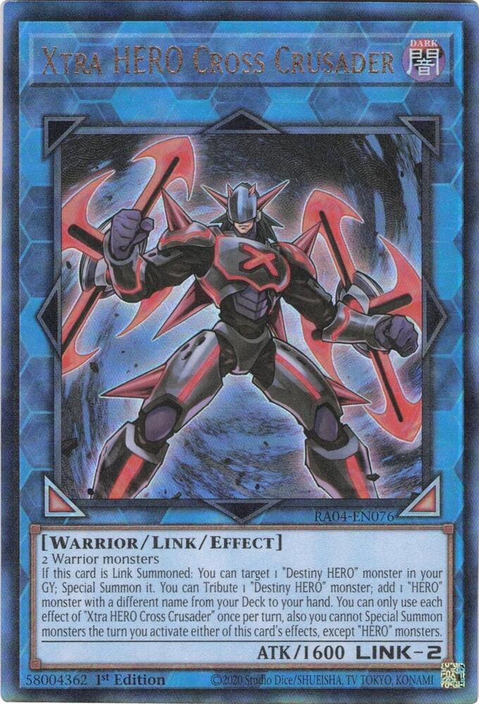 Xtra HERO Cross Crusader (PUR) (RA04-EN076) (RA04)