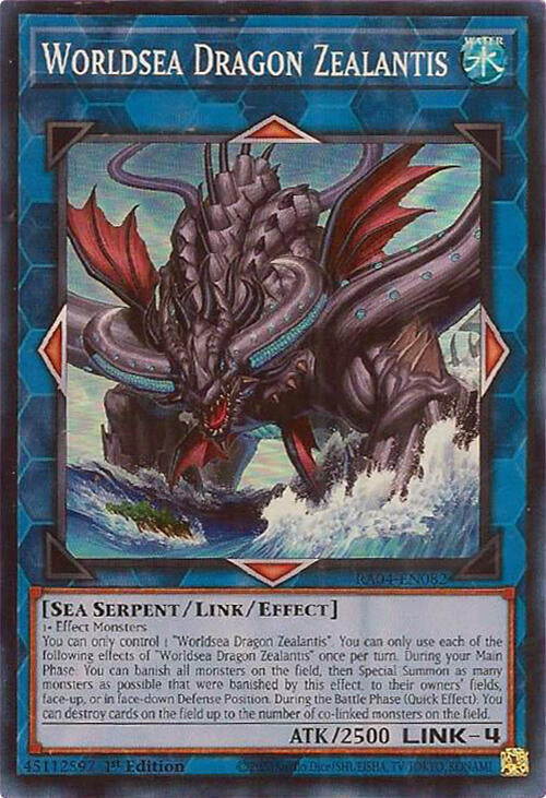 Worldsea Dragon Zealantis (RA04-EN082) (RA04)