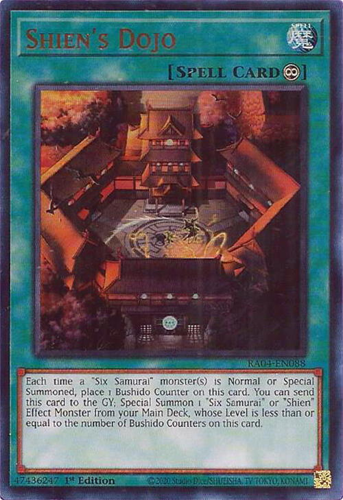Shien's Dojo (UR) (RA04-EN088) (RA04)