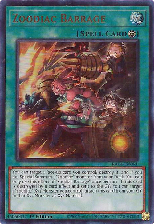 Zoodiac Barrage (UR) (RA04-EN091) (RA04)
