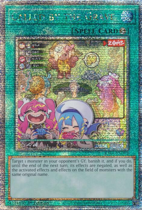 Called by the Grave (New Art) (Quarter Century Secret Rare) (RA04-EN092) (RA04)