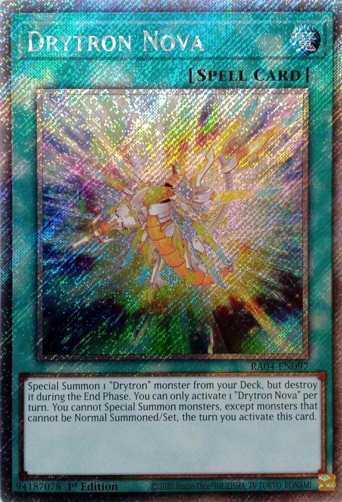 Drytron Nova (Platinum Secret Rare) (RA04-EN097) (RA04)